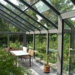 illustration véranda jardin