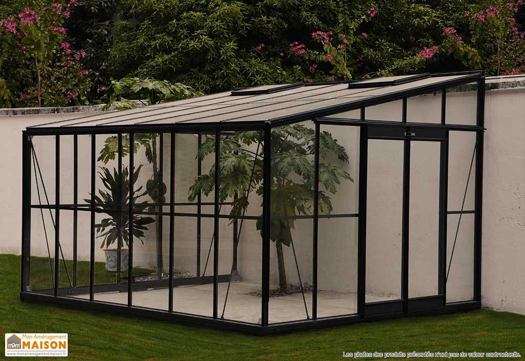 photo véranda jardin aluminium