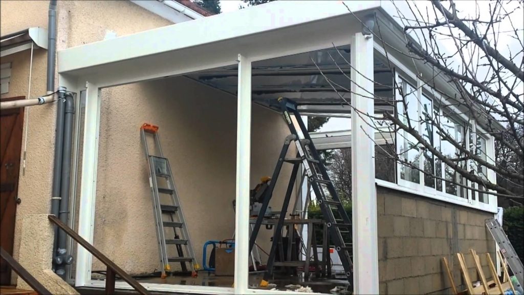 photo véranda rideau