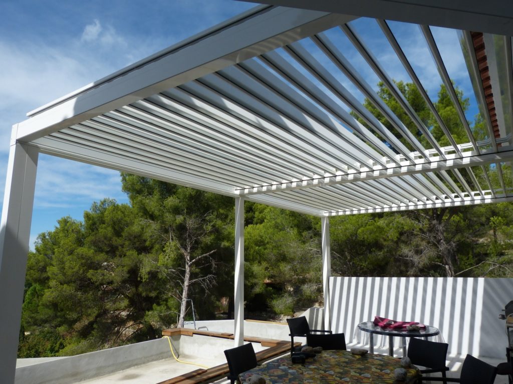 photo véranda bioclimatique