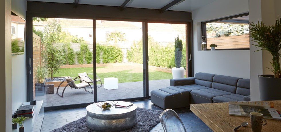 idée véranda contemporaine