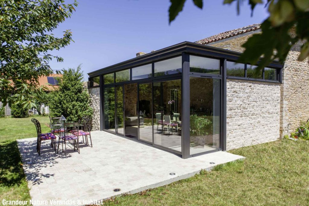 modèle véranda contemporaine