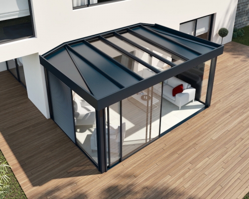image véranda contemporaine