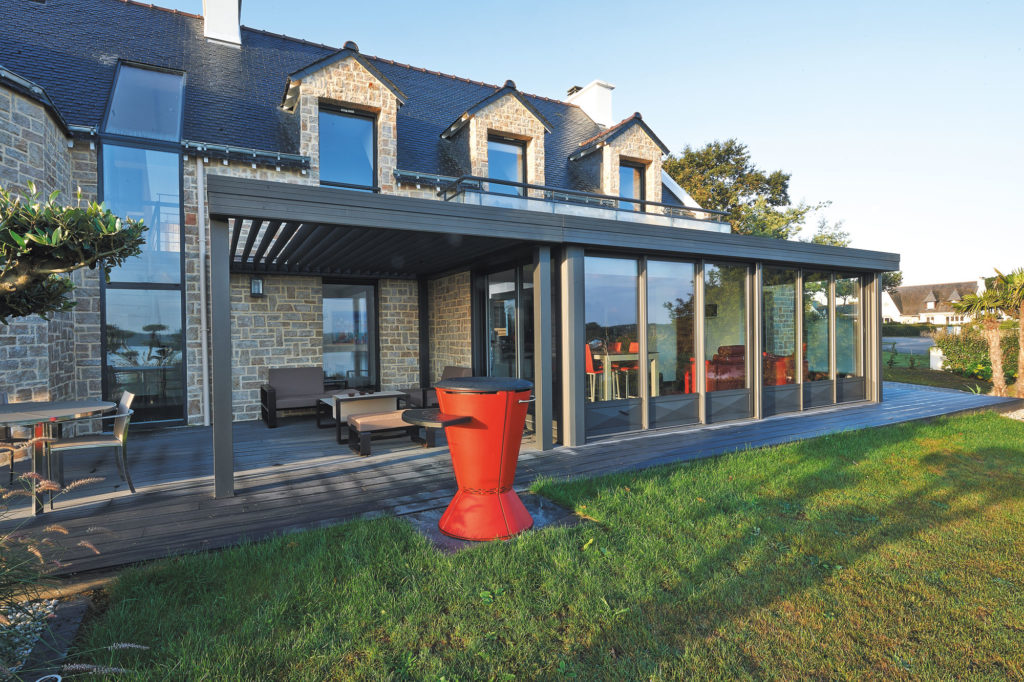 modèle véranda toit terrasse