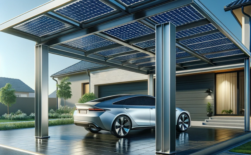 Transformez votre espace extérieur avec un carport solaire : la véranda pour votre voiture
